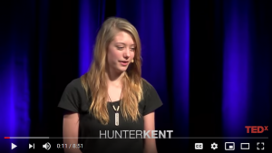 YouTube video of Ted Talk with Hunter Kent